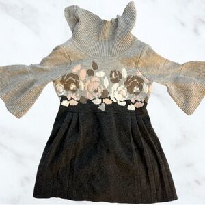 Janie and jack dress knitted dress.  Great condition only worse 2-3 times.